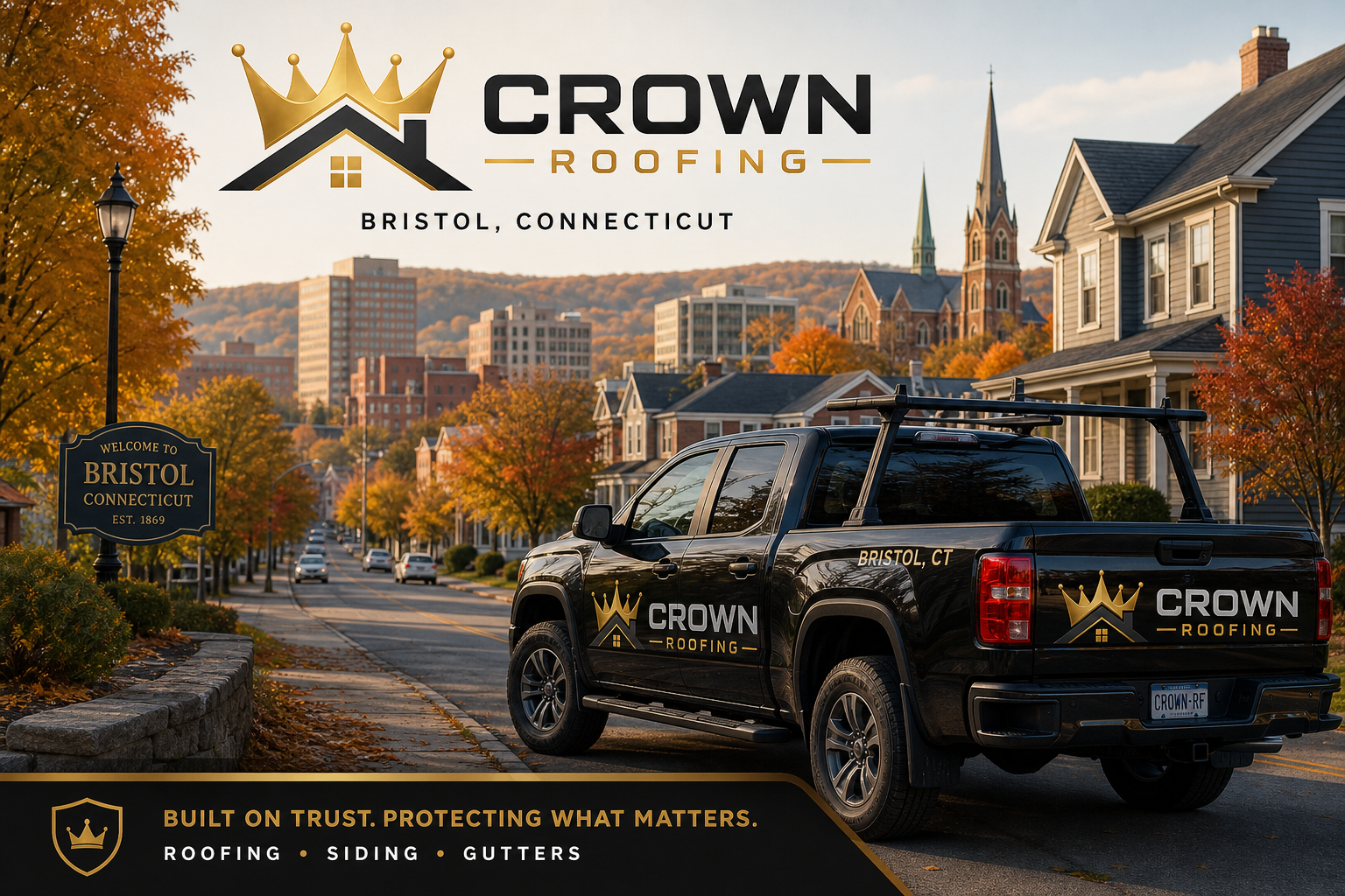 Crown Roofing serving Bristol, Connecticut