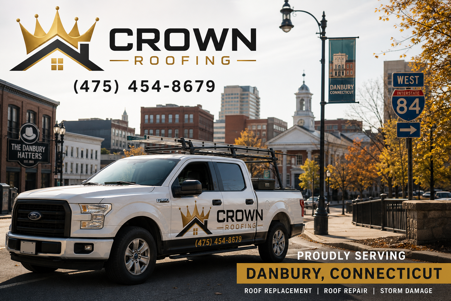Crown Roofing serving Danbury Connecticut