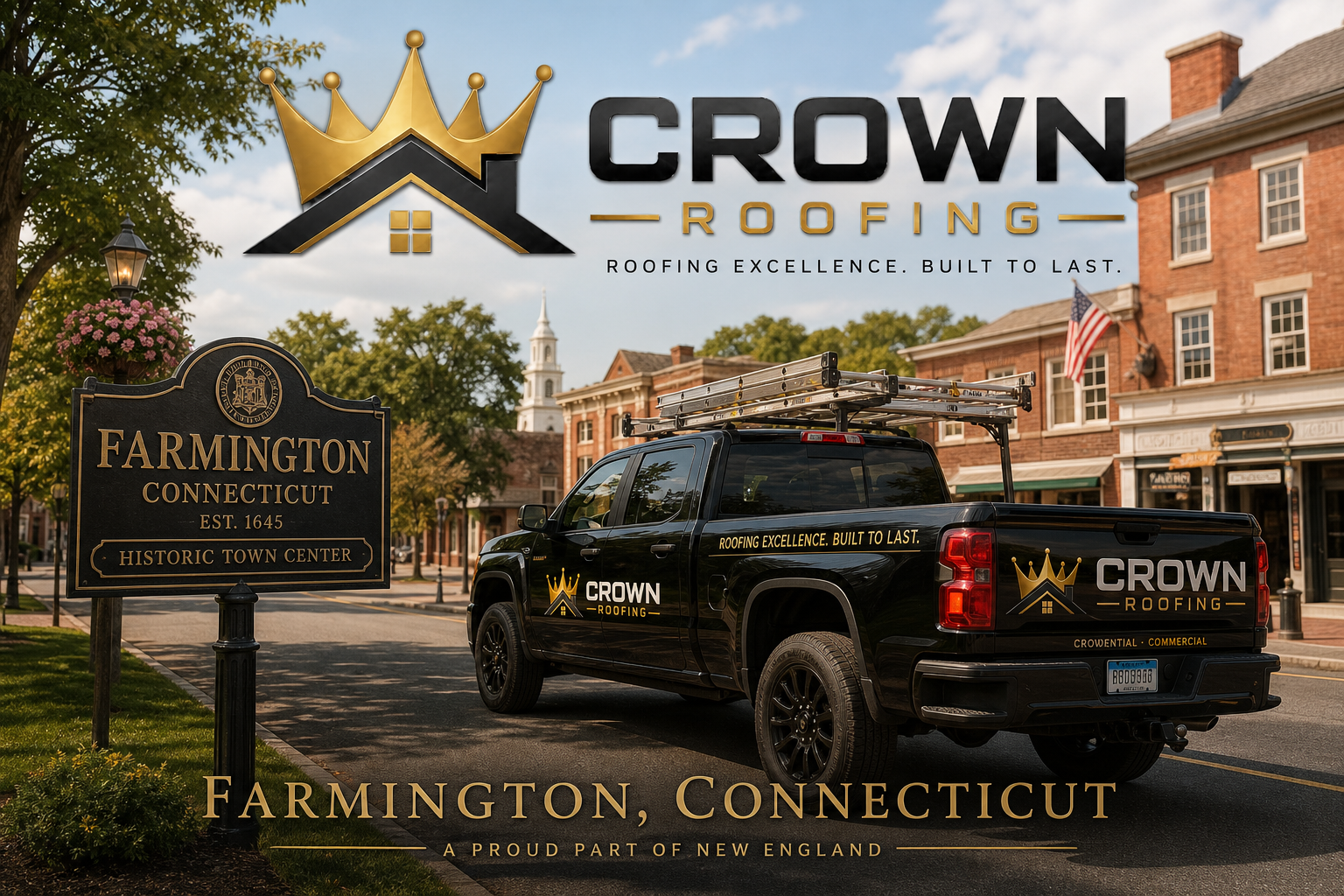 Crown Roofing serving Farmington, Connecticut