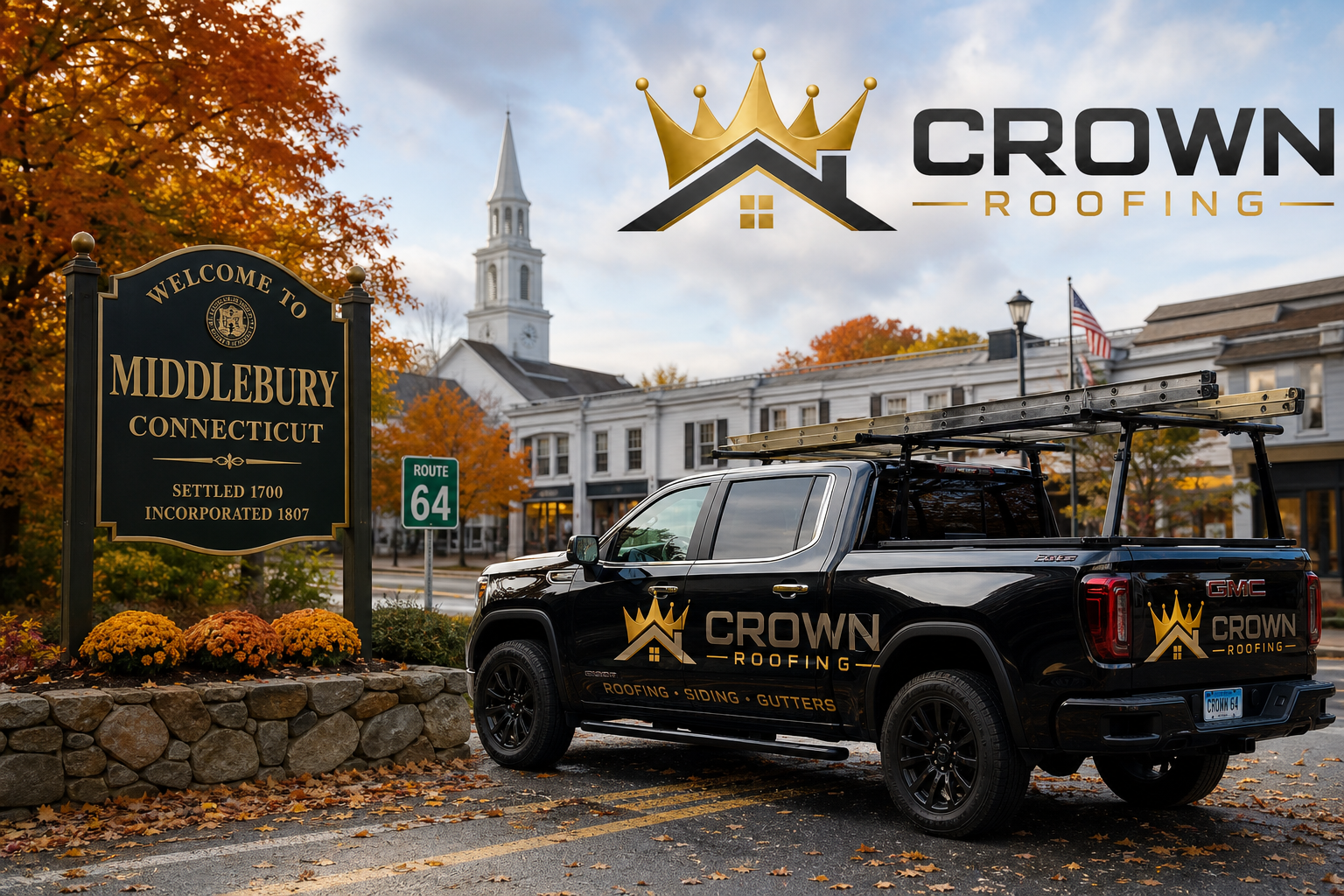 Crown Roofing serving Middlebury, Connecticut