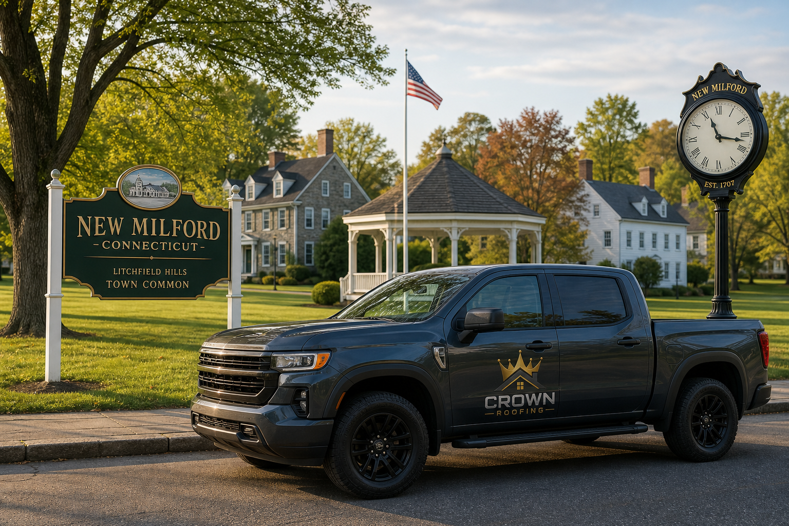 Crown Roofing serving New Milford, Connecticut
