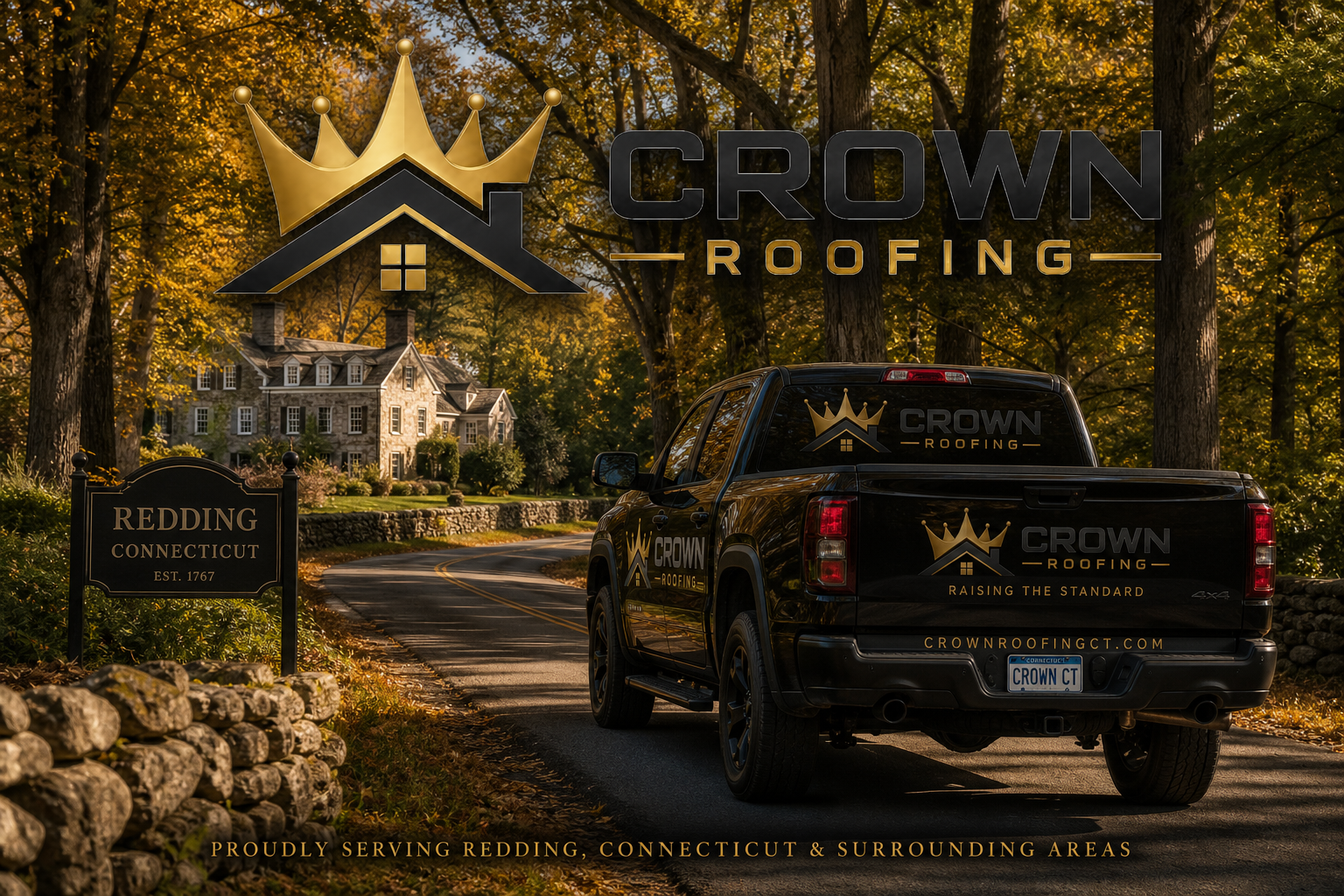 Crown Roofing serving Redding, Connecticut
