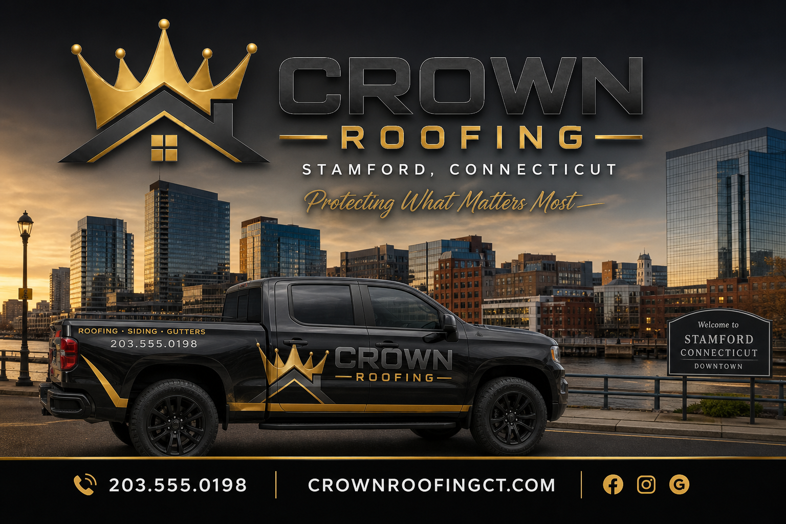 Crown Roofing serving Stamford, Connecticut