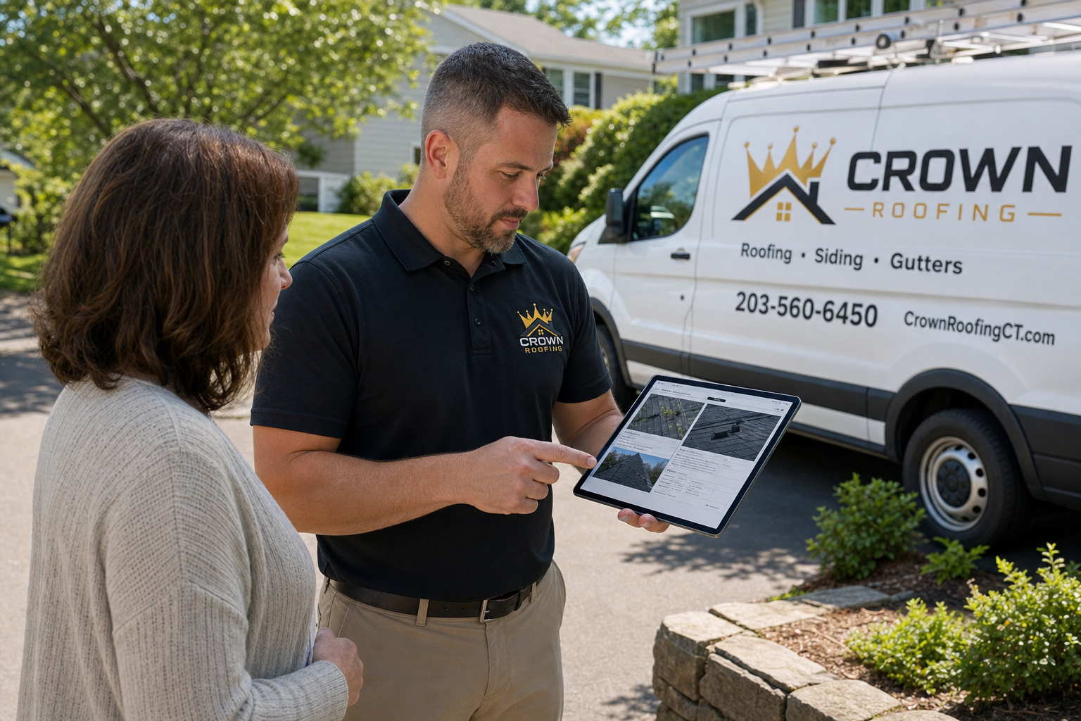 Roof inspection with photo documentation